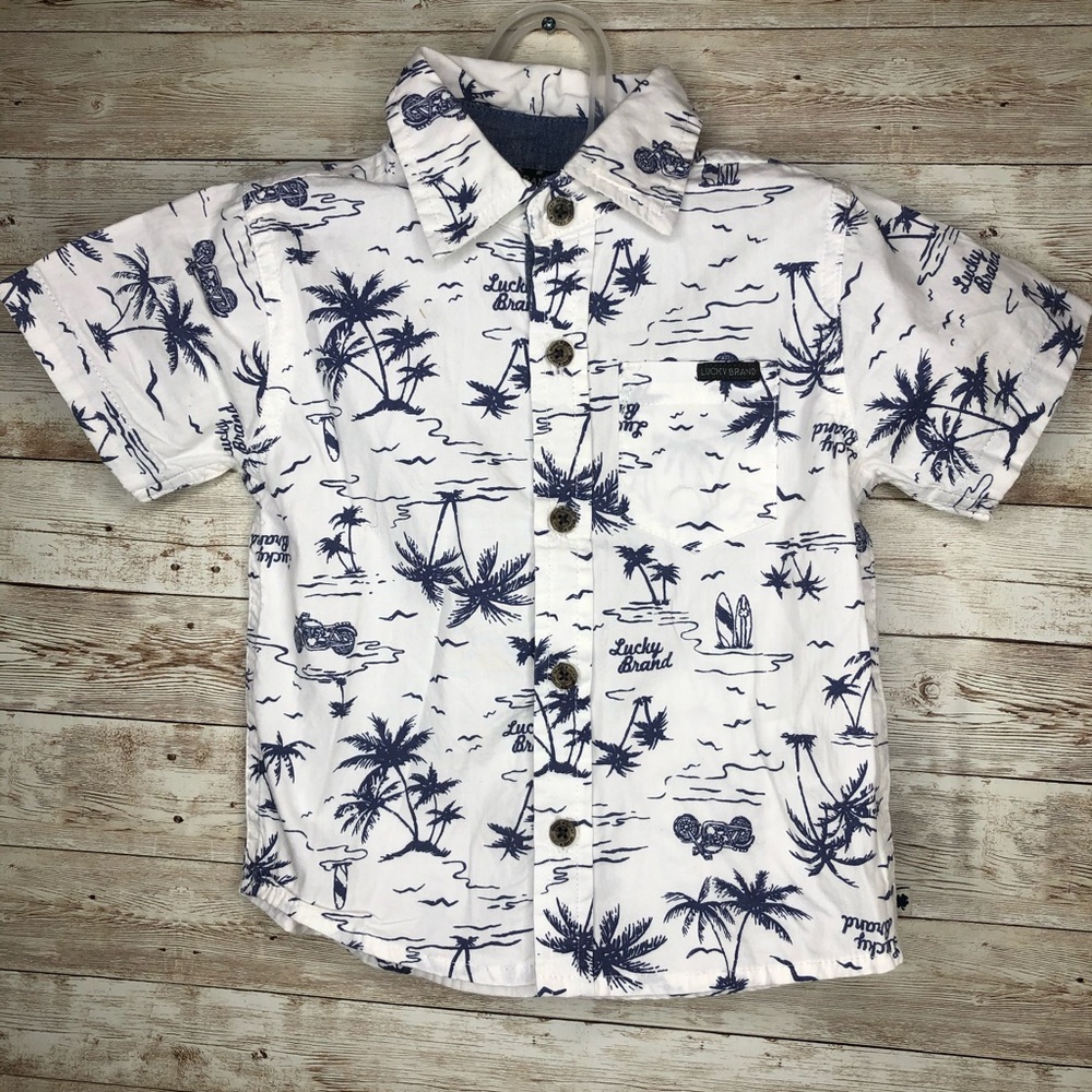 Lucky Brand Hawaiian Tee 18M Button Down